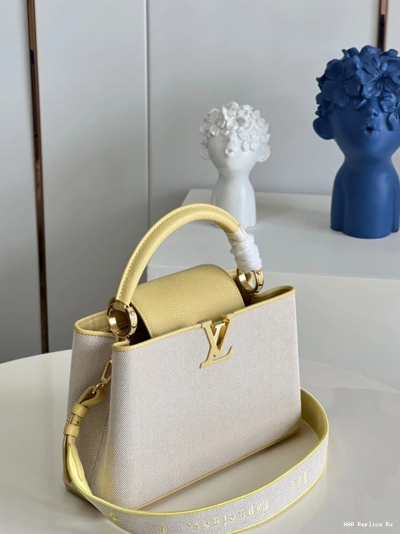 AAA Pruses Bags CAPUCINES LOUIS VUITTON MM 0813
